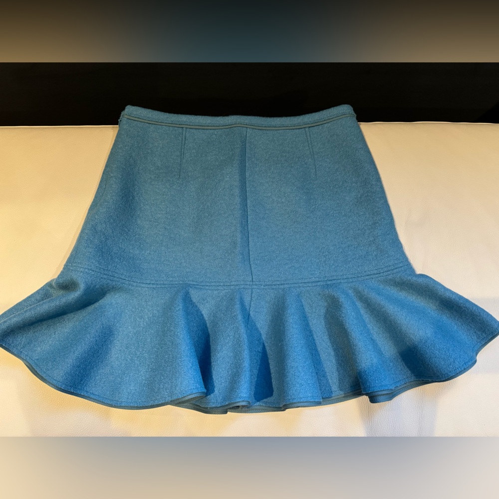 Blue wool Skirt